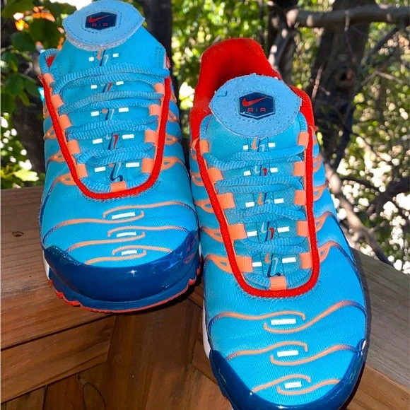 Nike Shoes Nike Air Max Plus Gs Swoosh Chain Blue Orange 45